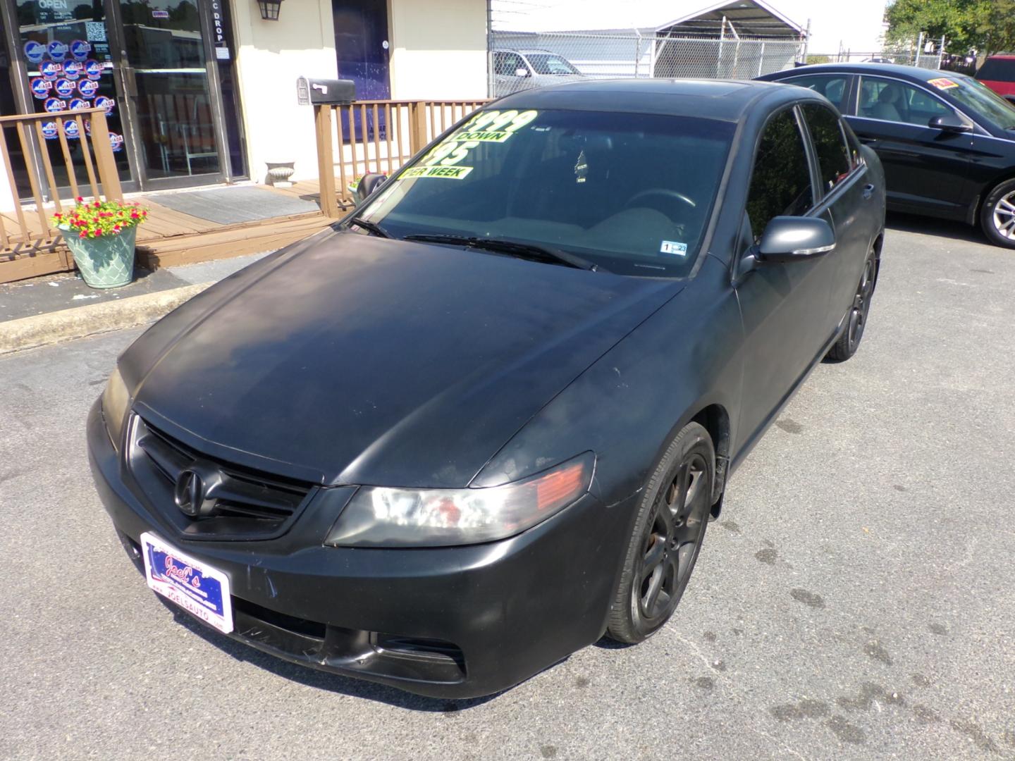 2004 Black Acura TSX 5-speed AT (JH4CL96844C) with an 2.4L L4 DOHC 16V engine, 5-Speed Automatic Overdrive transmission, located at 5700 Curlew Drive, Norfolk, VA, 23502, (757) 455-6330, 36.841885, -76.209412 - Photo#4